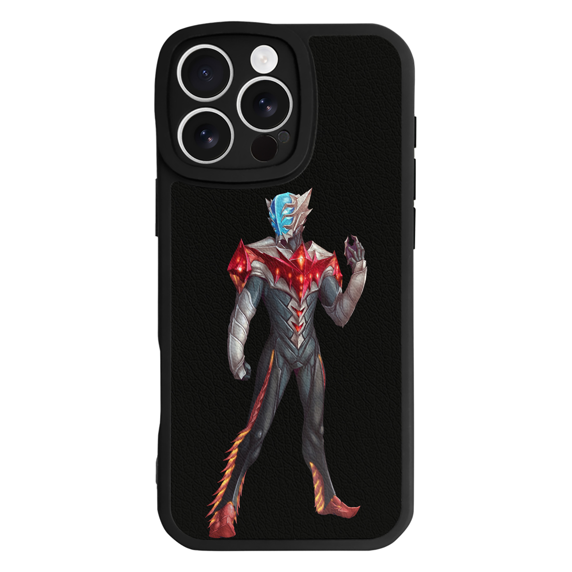 （画像用） ウルトラマン Ultraman 【iPhone 16シリーズ対応】シリコンスマホケース（レザー調） 材質：シリコン